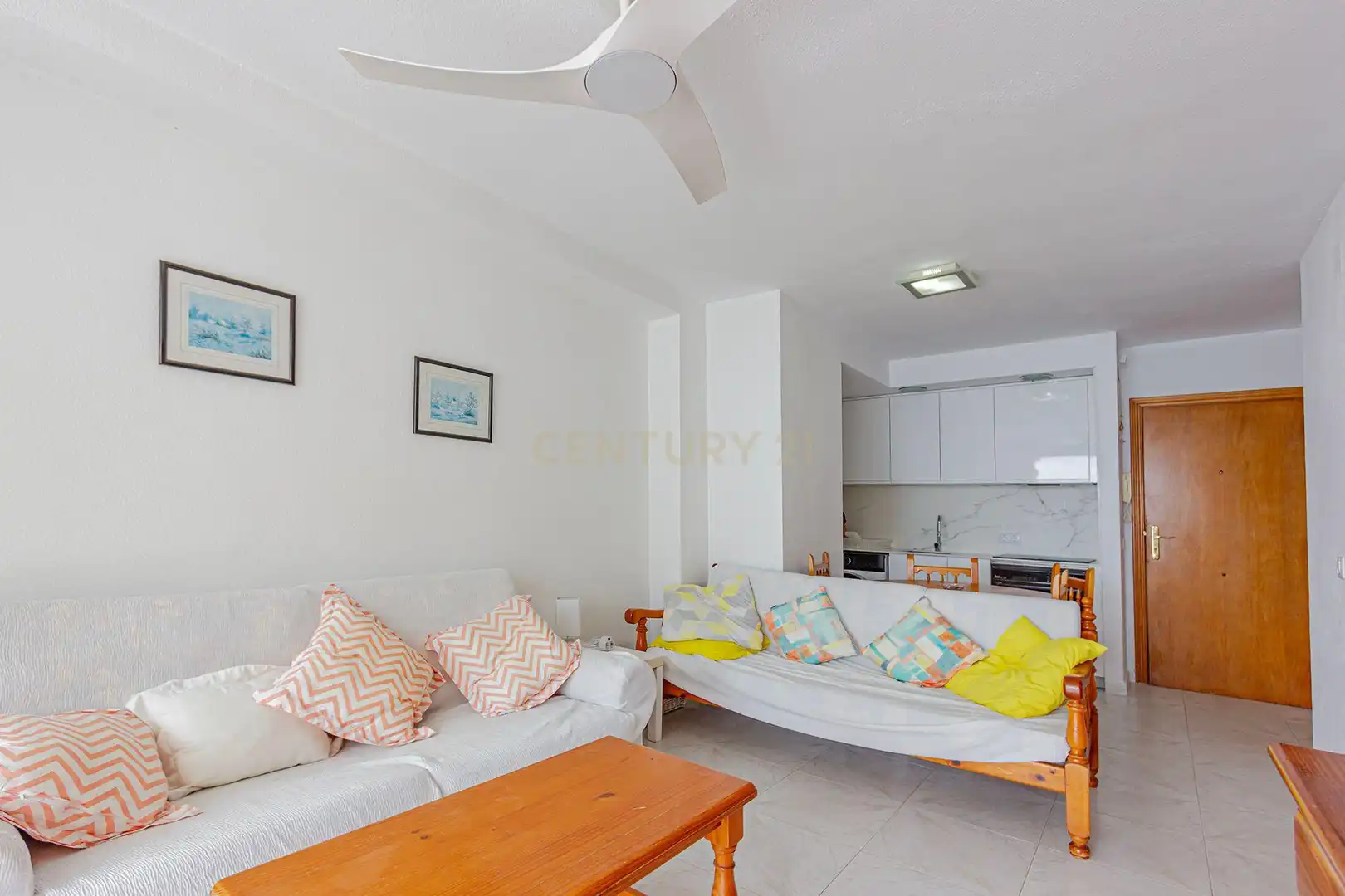Sala de estar de Apartamento de alquiler en Calpe / Calp