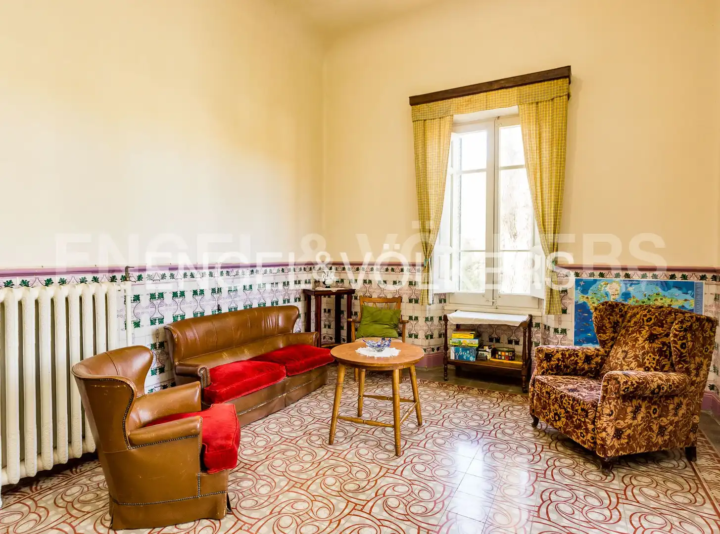 Sala d'estar de Casa o xalet en venda en La Llacuna amb Calefacció i Jardí privat