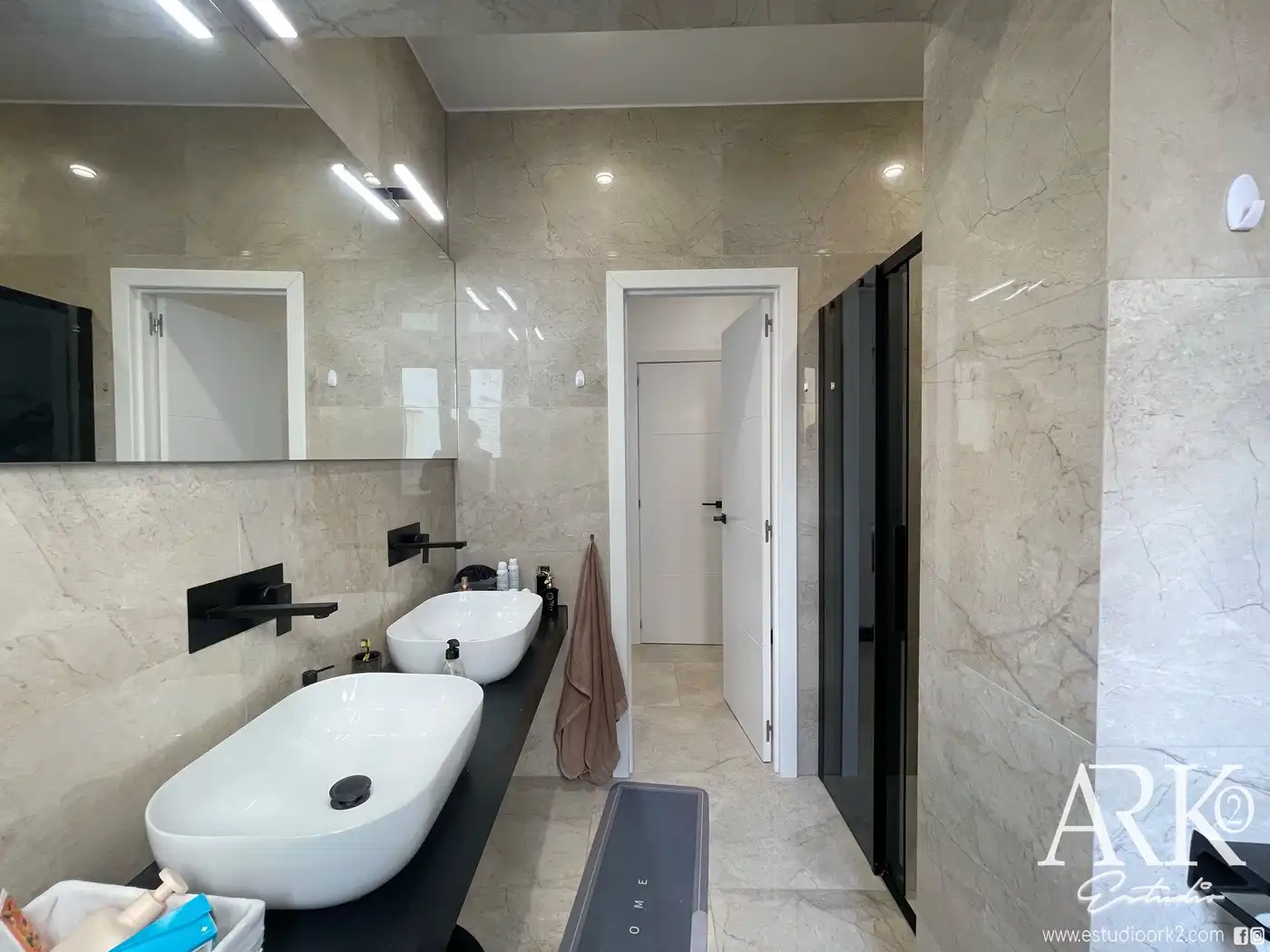 Badezimmer von Wohnungen zum Verkauf in Gandia mit Klimaanlage, Terrasse und Möbliert