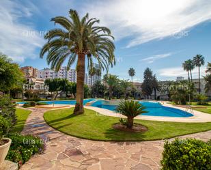 Jardí de Dúplex de lloguer en La Pobla de Farnals amb Moblat i Piscina comunitària