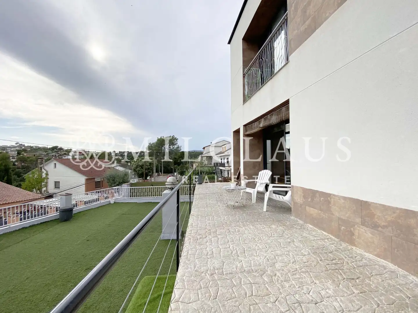 Terrasse von Haus oder Chalet zum Verkauf in Lliçà d'Amunt mit Klimaanlage, Heizung und Privatgarten