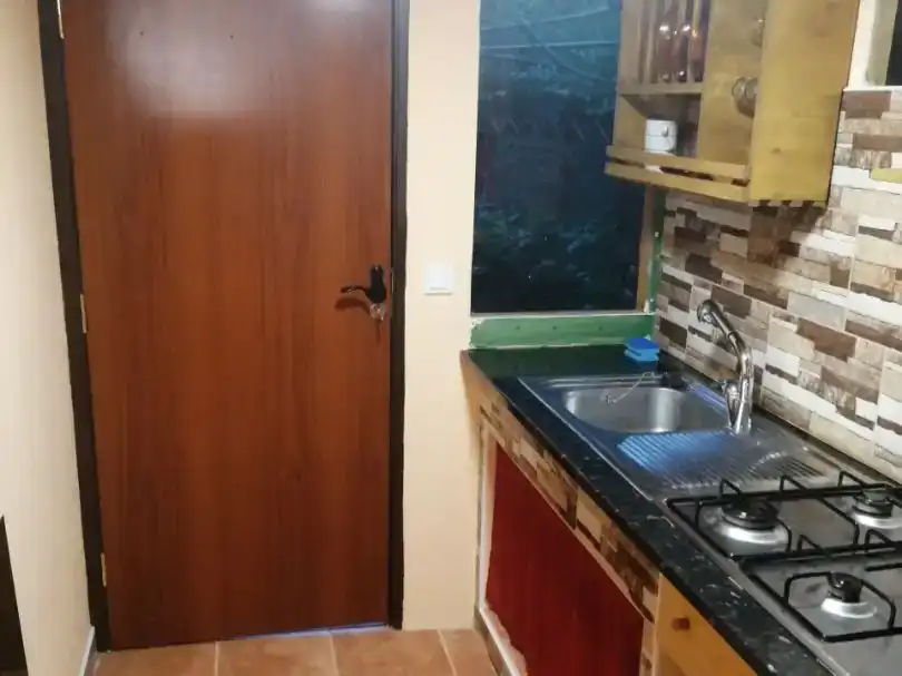 Cuina de Finca rústica per a compartir en San Juan de la Rambla amb Aire condicionat, Jardí privat i Moblat