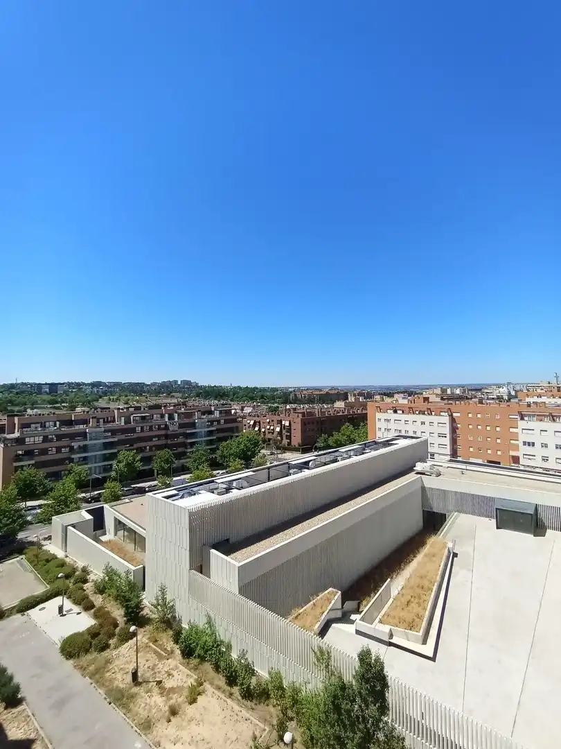 Außenansicht von Dachboden zur Miete in Madrid mit Klimaanlage, Heizung und Terrasse