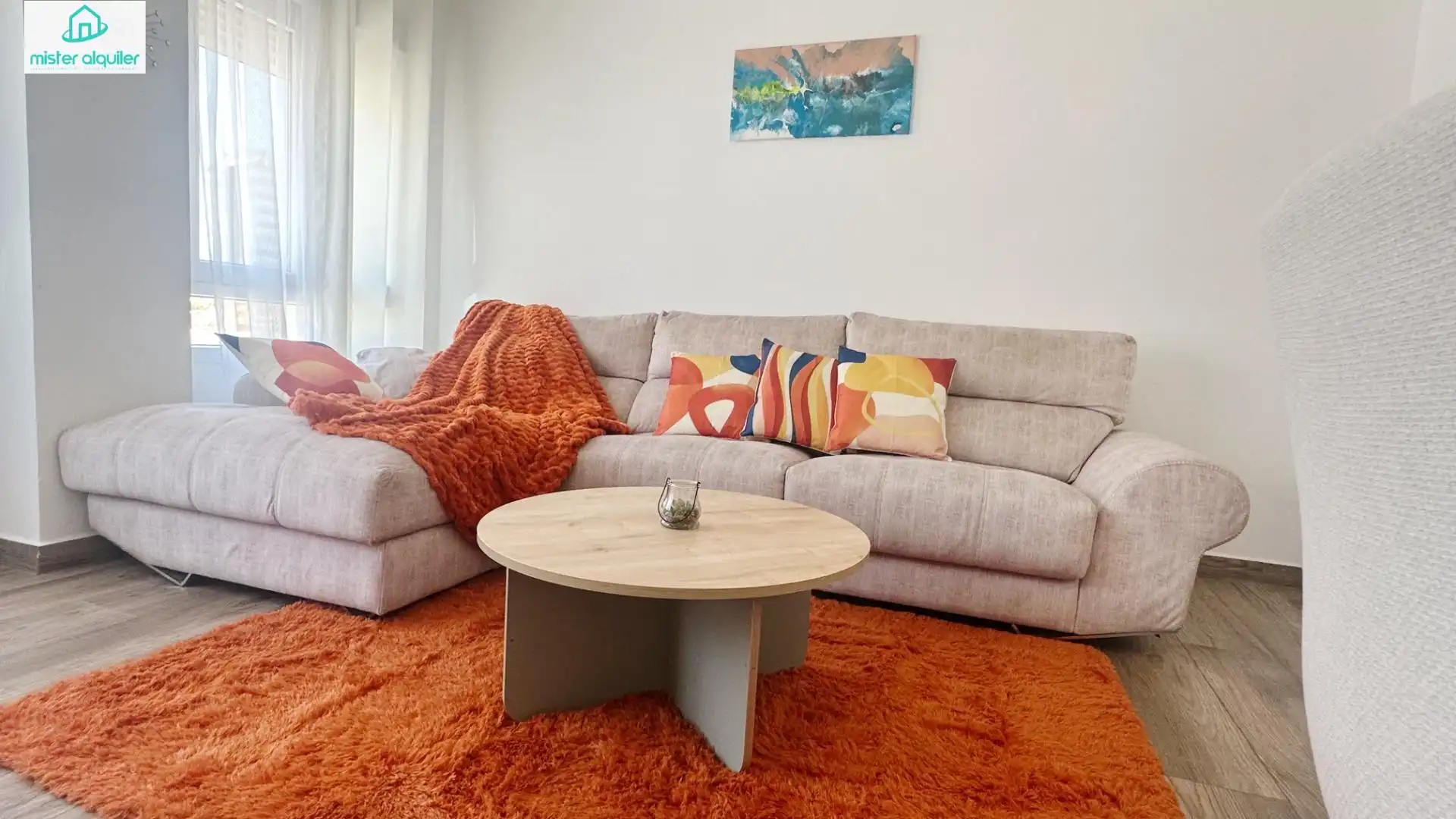 Living room of Apartments for rent in El Campello  with Air Conditioner, Heating and Furnished