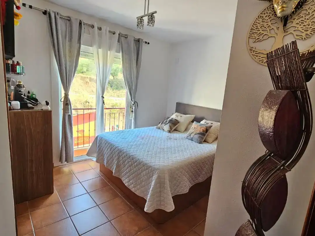 Bedroom of Flat for sale in Almogía  with Air Conditioner and Balcony