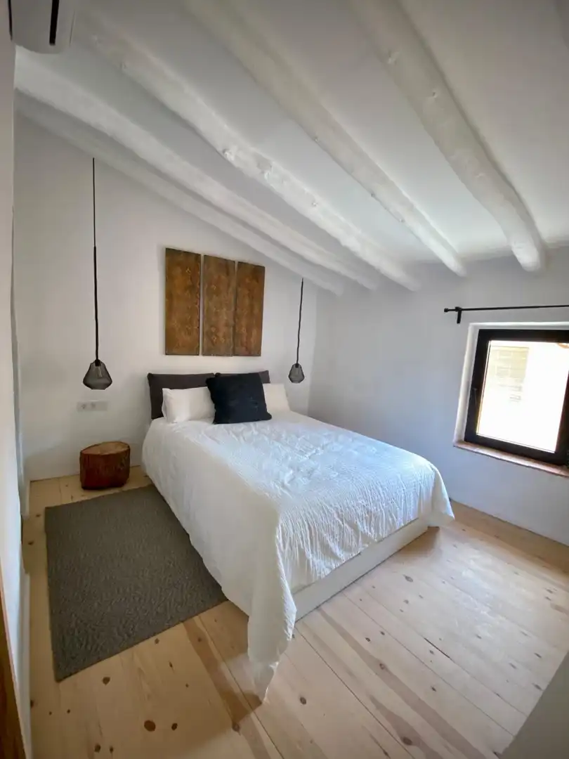 Dormitori de Finca rústica de lloguer en Biar amb Aire condicionat, Calefacció i Moblat