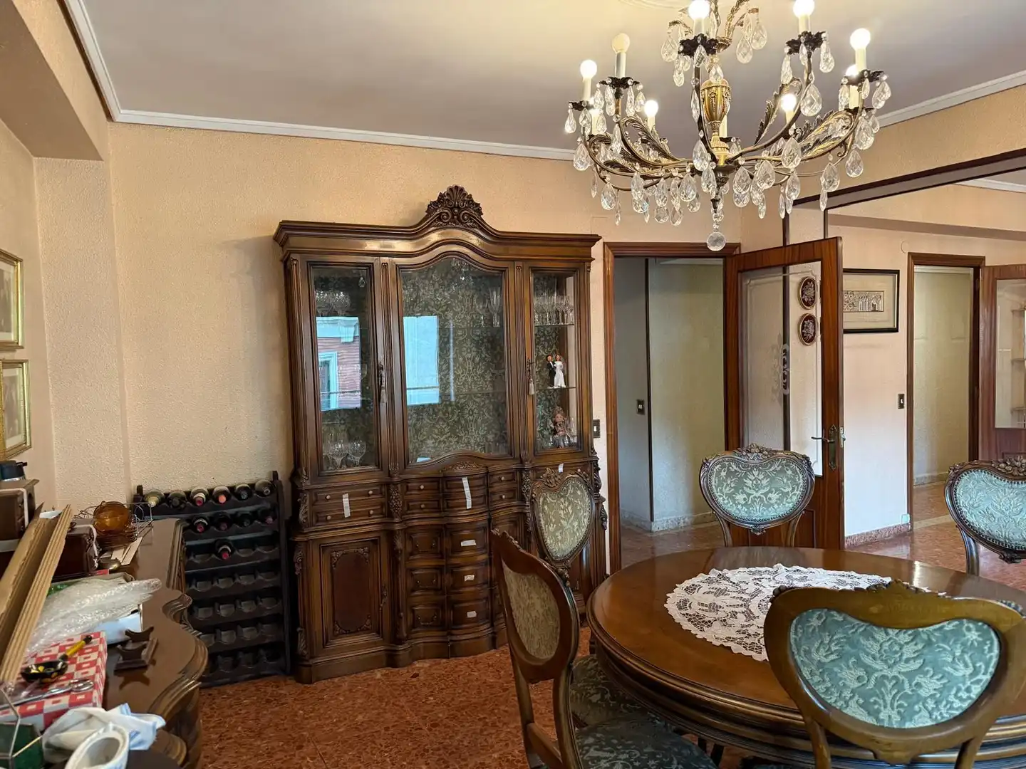 Dining room of Flat for sale in Valladolid  with Heating, Terrace and Storage room