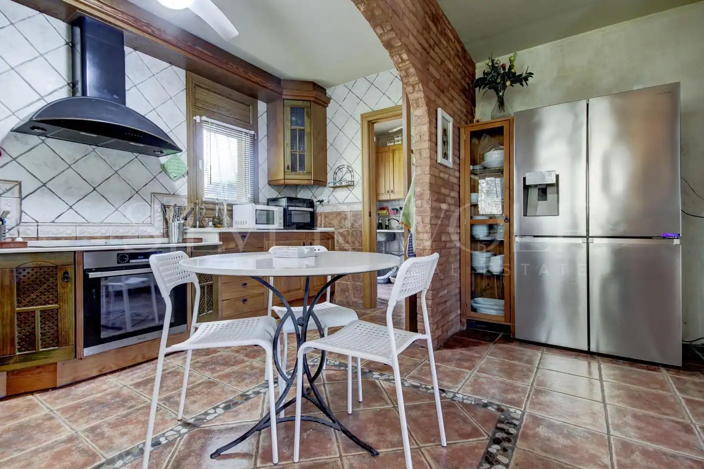 Cocina de Casa o chalet en venta en Vallirana con Calefacción, Jardín privado y Parquet