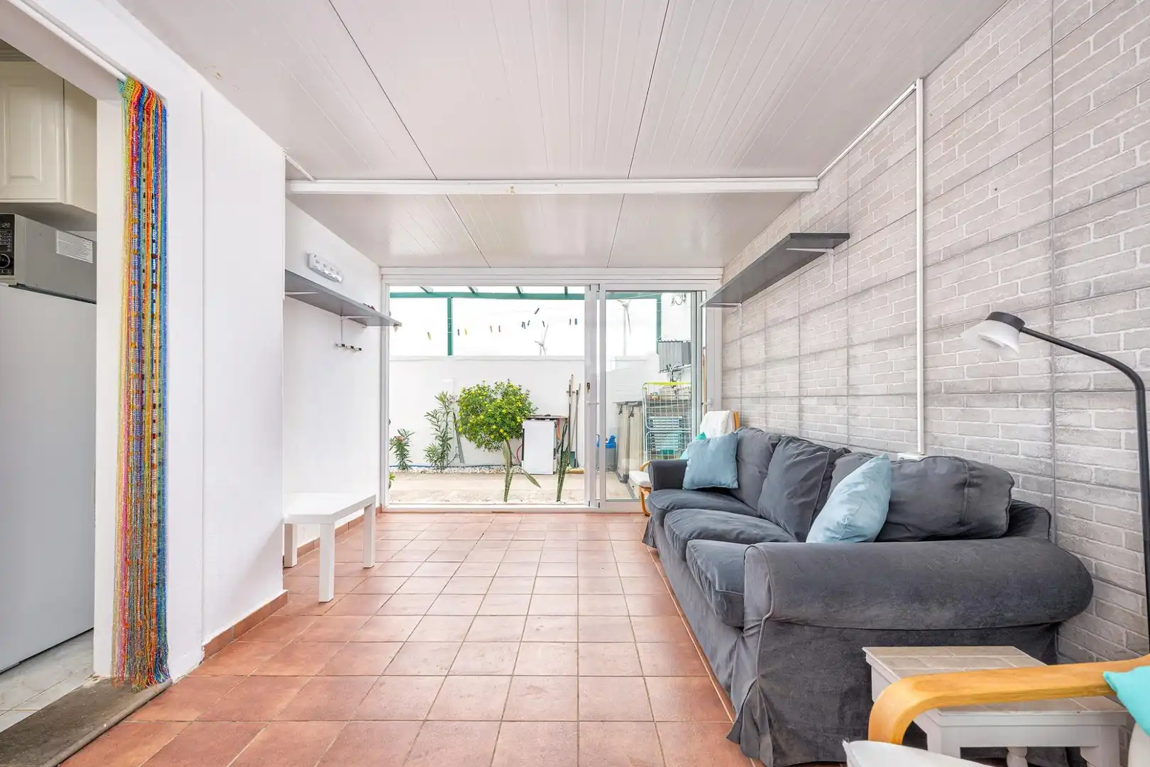 Sala de estar de Casa adosada en venta en San Bartolomé de Tirajana con Aire acondicionado, Jardín privado y Terraza