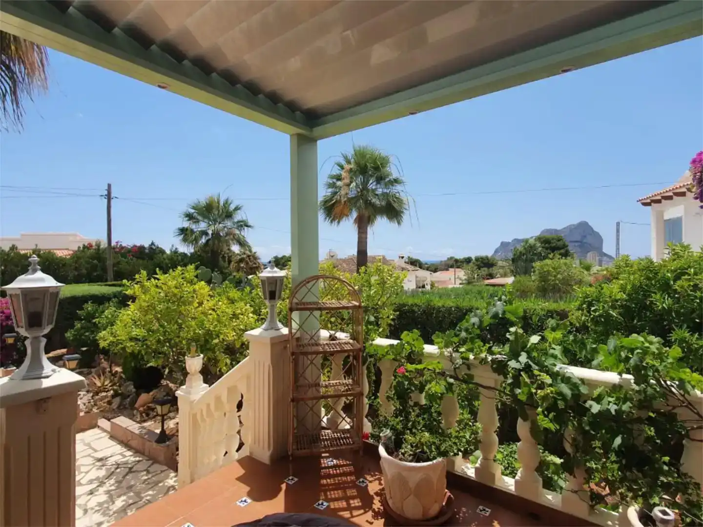 Jardí de Casa o xalet en venda en Calpe / Calp amb Aire condicionat, Piscina i Balcó