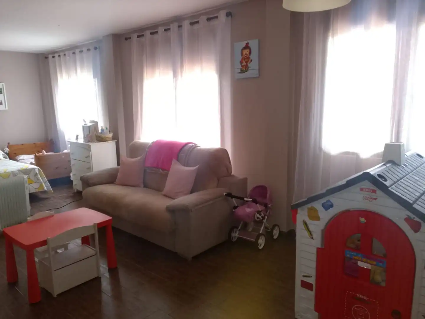 Sala d'estar de Casa o xalet en venda en Quintana del Puente amb Calefacció, Jardí privat i Terrassa