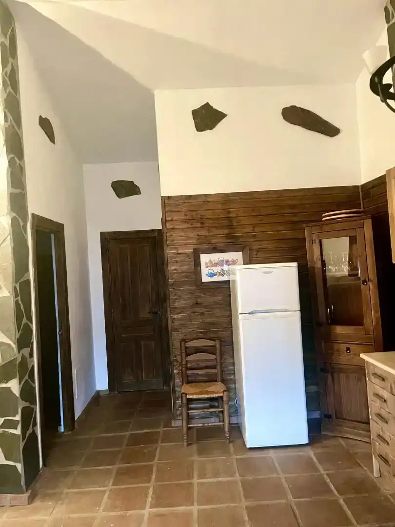 Cuina de Finca rústica en venda en Vélez-Málaga amb Jardí privat, Parquet i Piscina