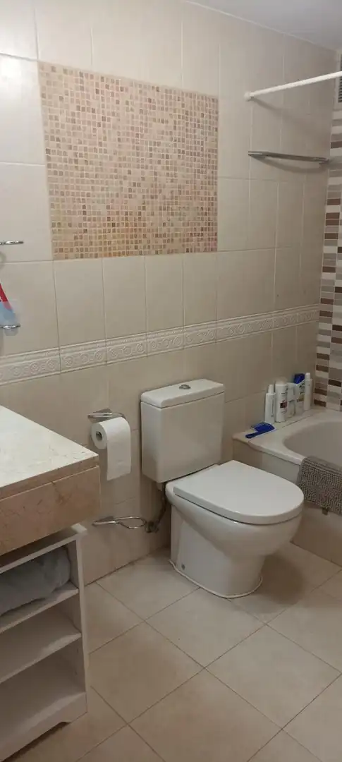 Bany de Apartament de lloguer en Alicante / Alacant amb Terrassa, Moblat i Balcó