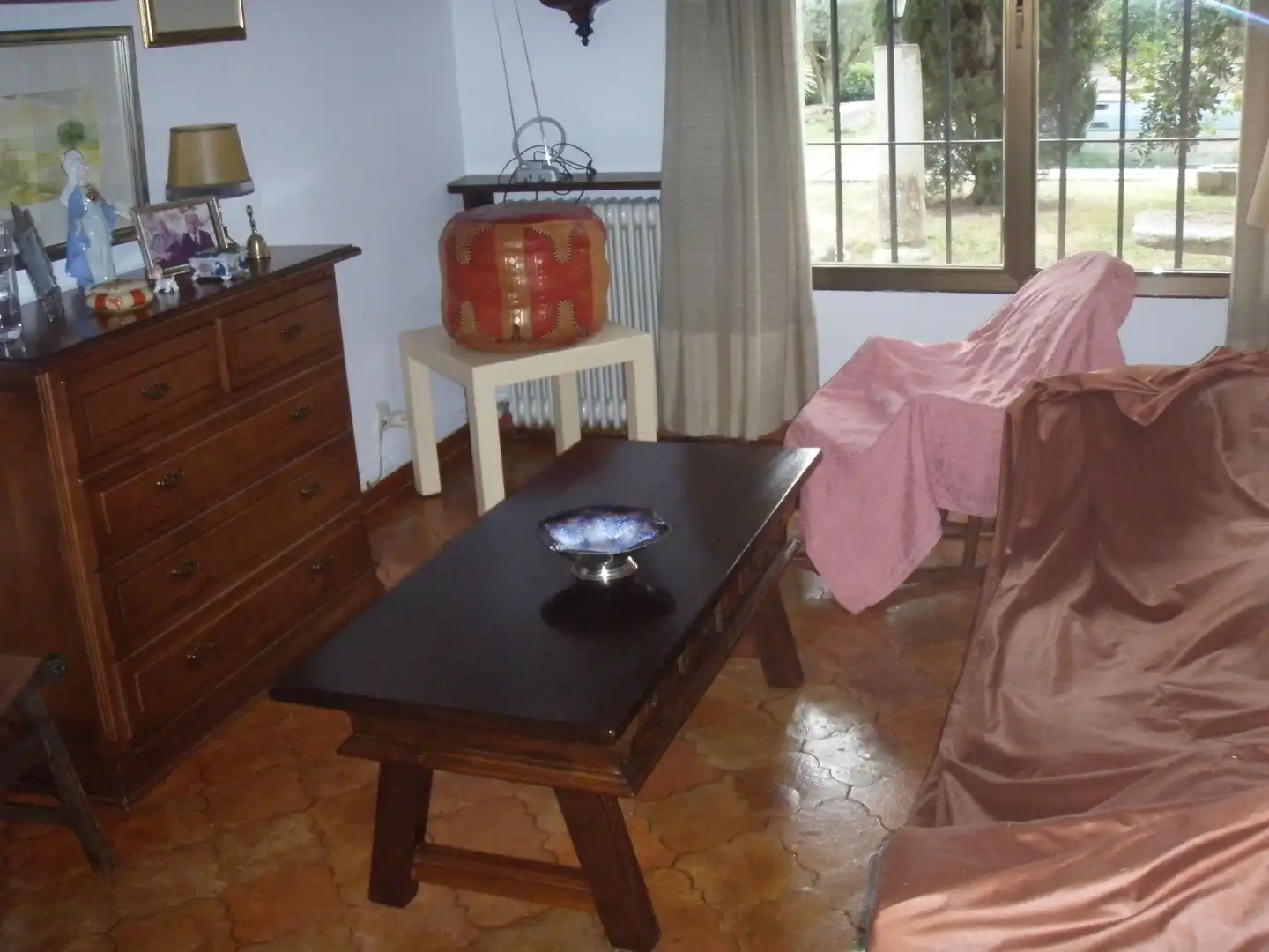 Sala d'estar de Casa o xalet en venda en Fresno de la Ribera amb Calefacció, Jardí privat i Piscina