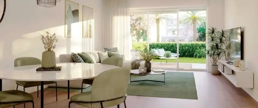 Sala d'estar de Casa o xalet en venda en Elche / Elx amb Aire condicionat, Jardí privat i Terrassa