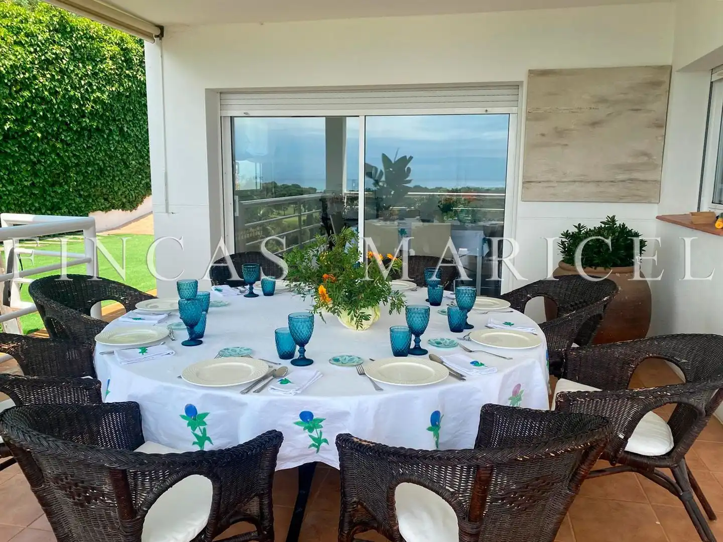 Terraza de Casa o chalet en venta en Sitges con Aire acondicionado, Calefacción y Jardín privado