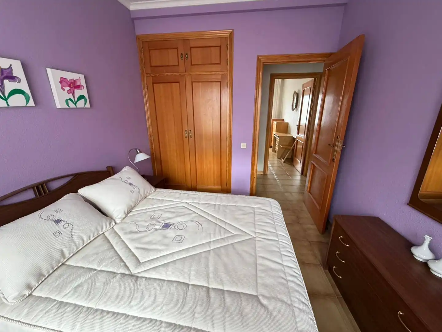 Bedroom of Houses for sale in La Guardia  with Heating, Furnished and Alarm