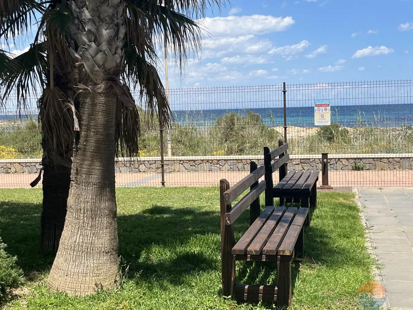 Garten von Wohnung zum Verkauf in La Manga del Mar Menor mit Klimaanlage, Heizung und Terrasse