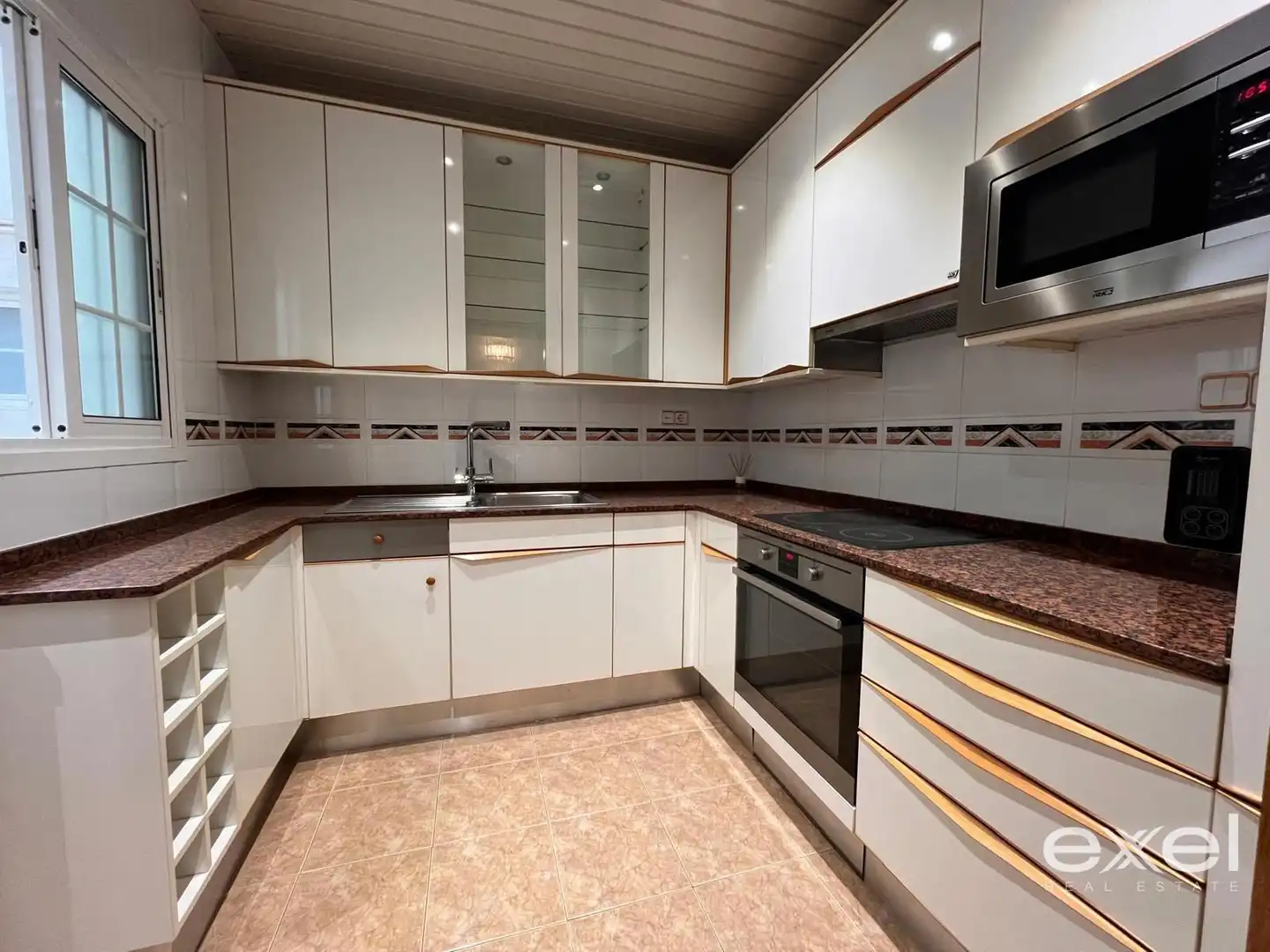 Kitchen of Flat for sale in Sant Joan Despí  with Air Conditioner, Heating and Terrace