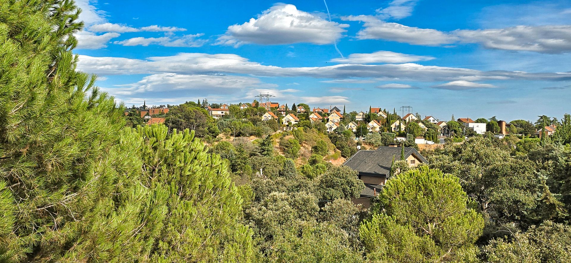 Vista exterior de Casa o xalet en venda en Torrelodones amb Calefacció, Jardí privat i Terrassa