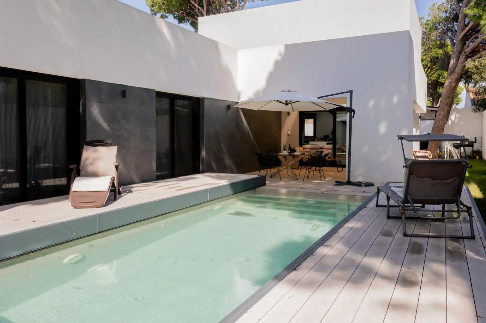 Terrassa de Casa o xalet en venda en Chiclana de la Frontera amb Jardí privat, Terrassa i Piscina