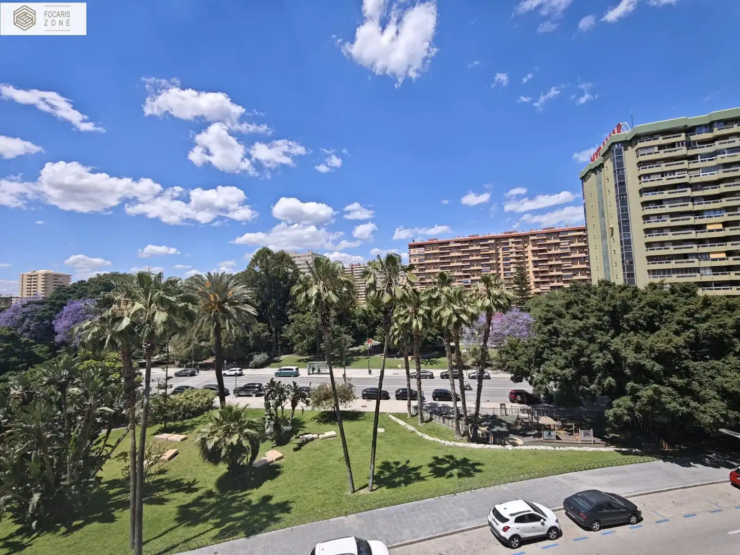 Außenansicht von Wohnung zur Miete in Málaga mit Klimaanlage, Heizung und Terrasse