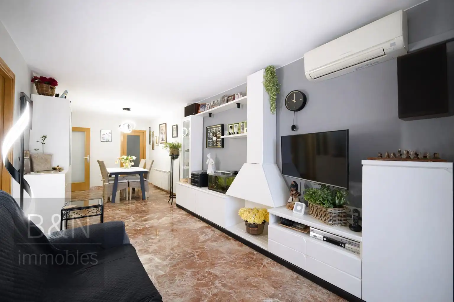Sala d'estar de Pis en venda en Terrassa amb Aire condicionat, Calefacció i Terrassa