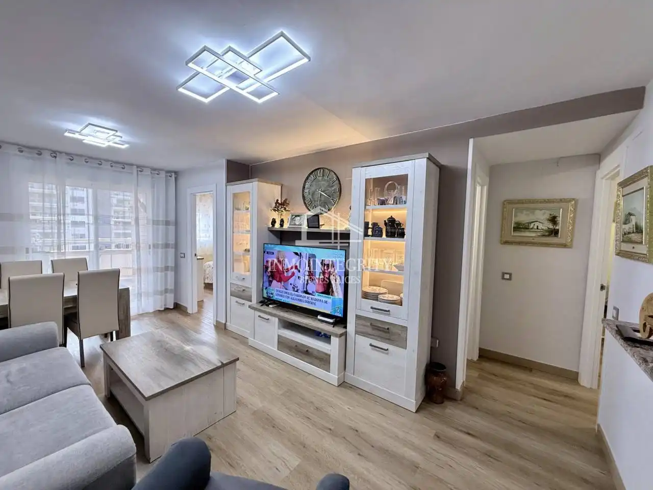 Living room of Apartments for sale in Oropesa del Mar / Orpesa  with Air Conditioner, Terrace and Furnished