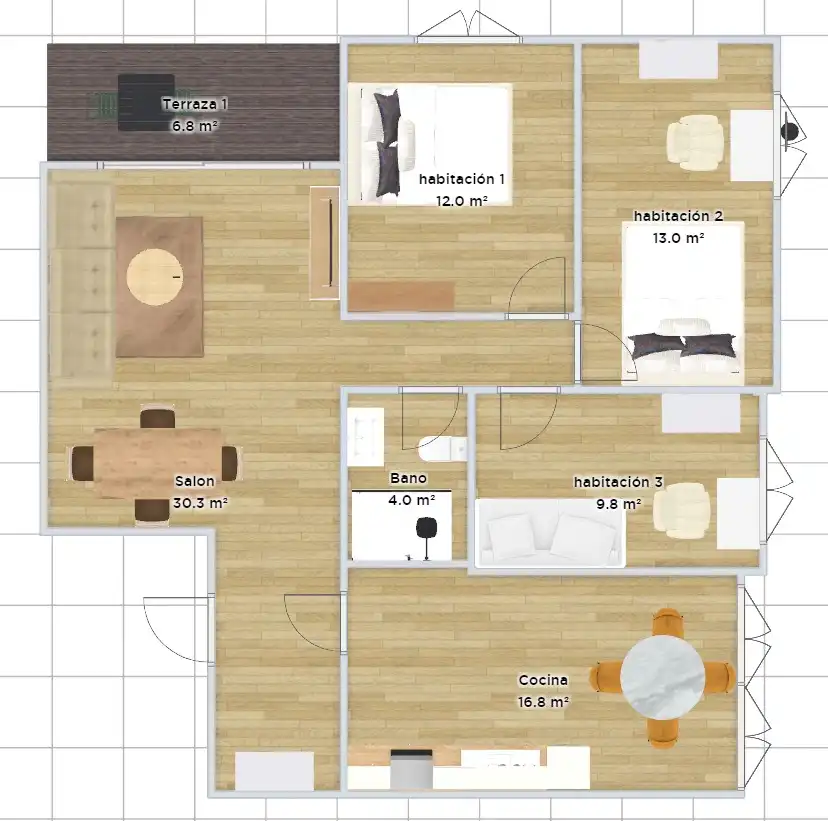 Wohnung zur Miete in N/A, Rubite