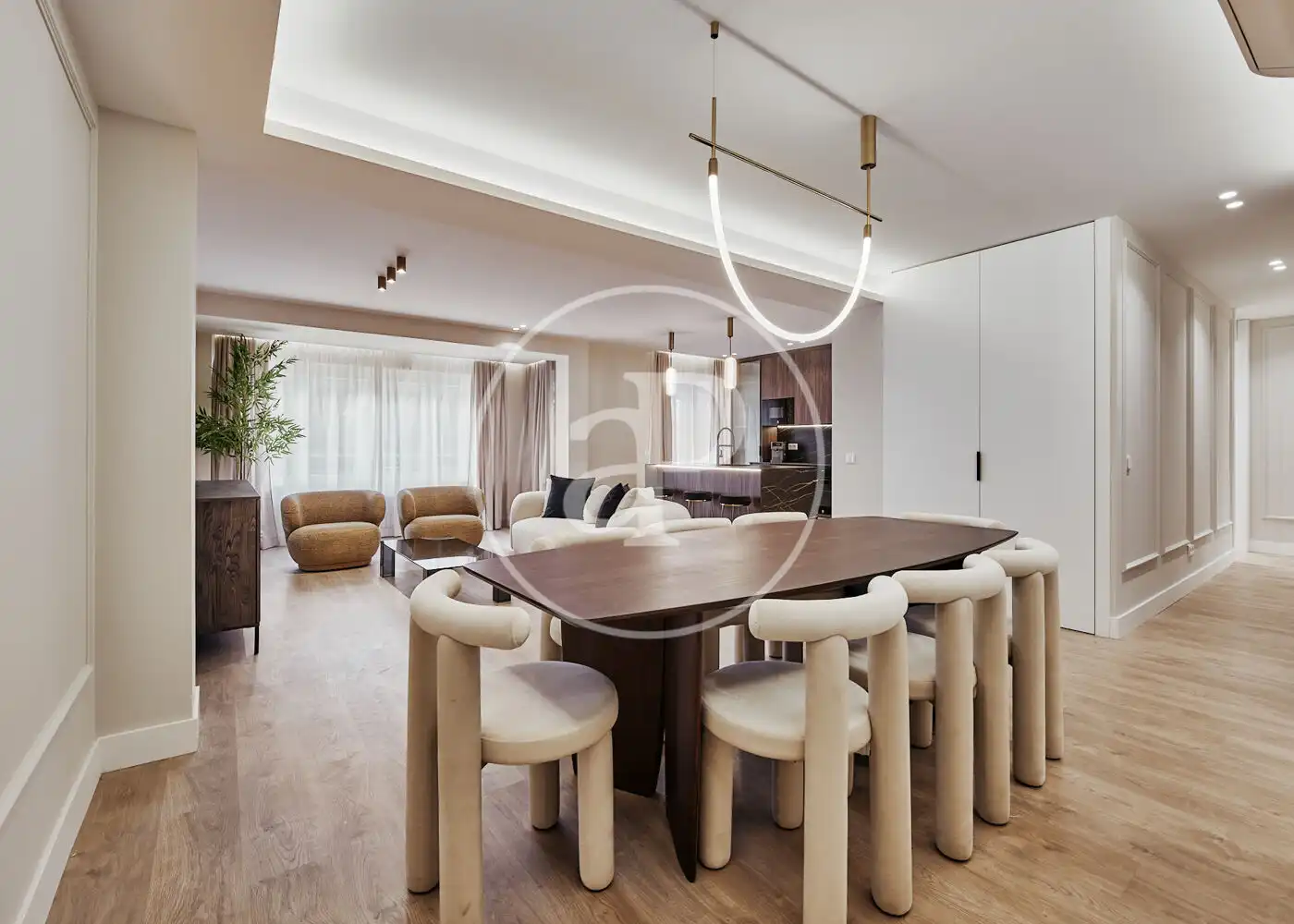 Dining room of Flat for sale in Madrid  with Air Conditioner, Heating and Furnished