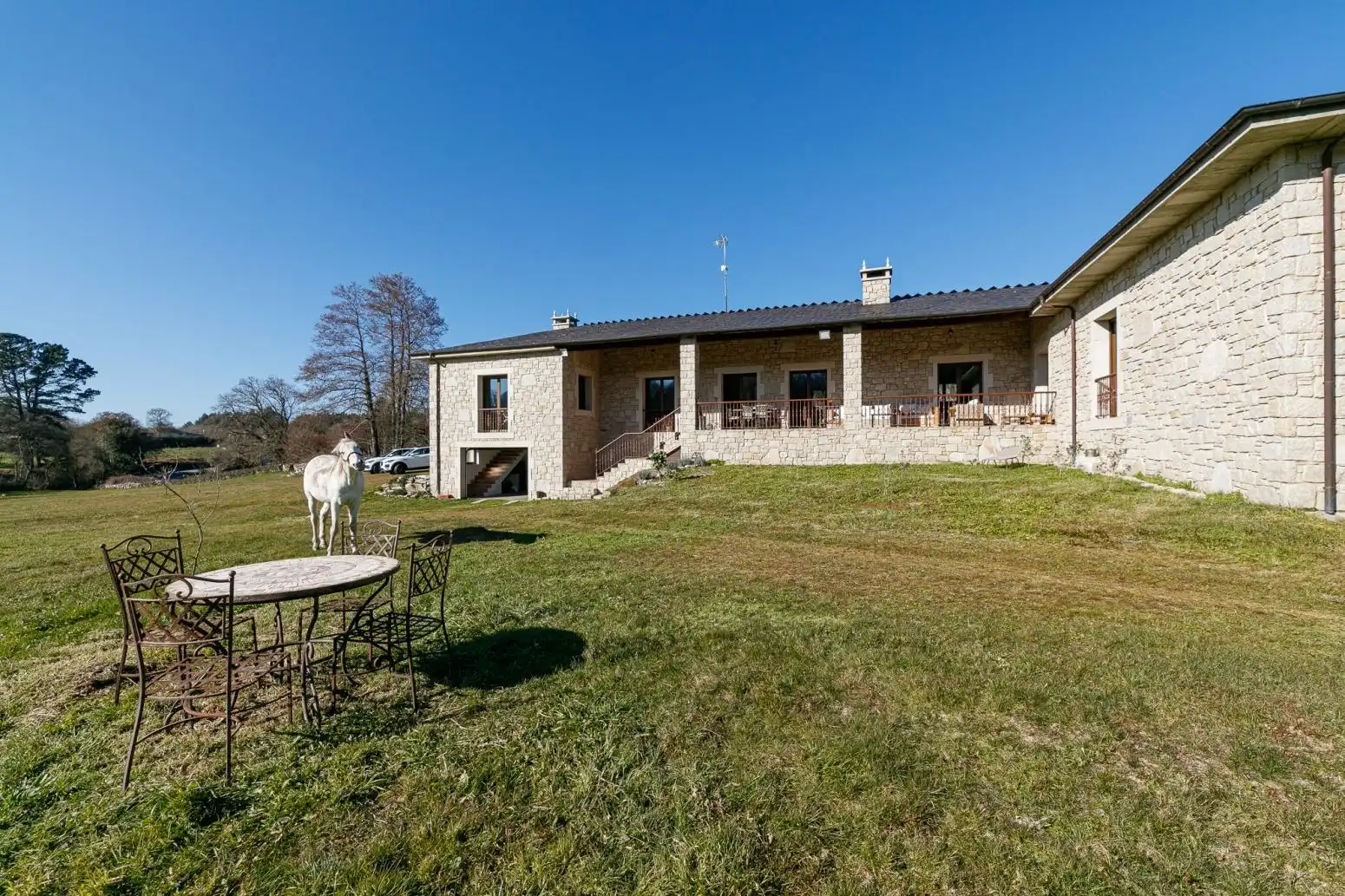 Exterior view of Houses for sale in Friol  with Heating, Private garden and Furnished