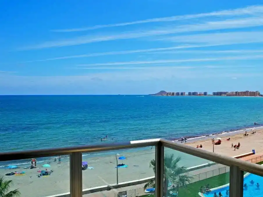 Bedroom of Flat for rent in La Manga del Mar Menor  with Air Conditioner, Swimming Pool and Furnished