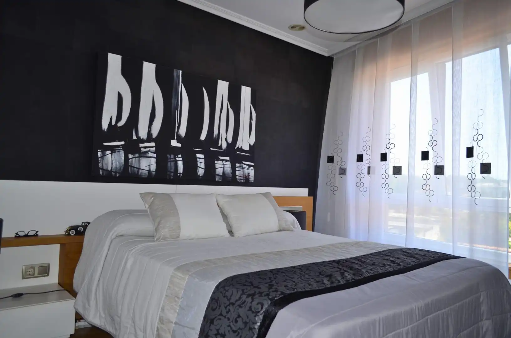 Bedroom of Flat for sale in Carballo  with Heating, Storage room and Furnished