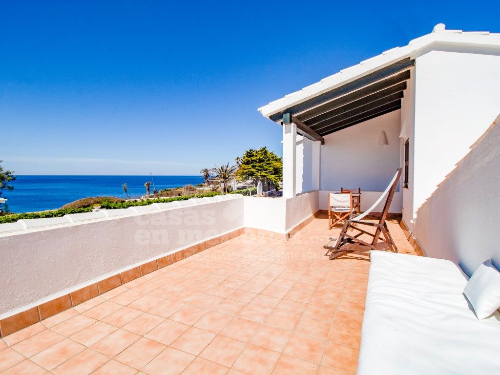 Terrace of Houses for sale in Sant Lluís  with Private garden, Terrace and Swimming Pool