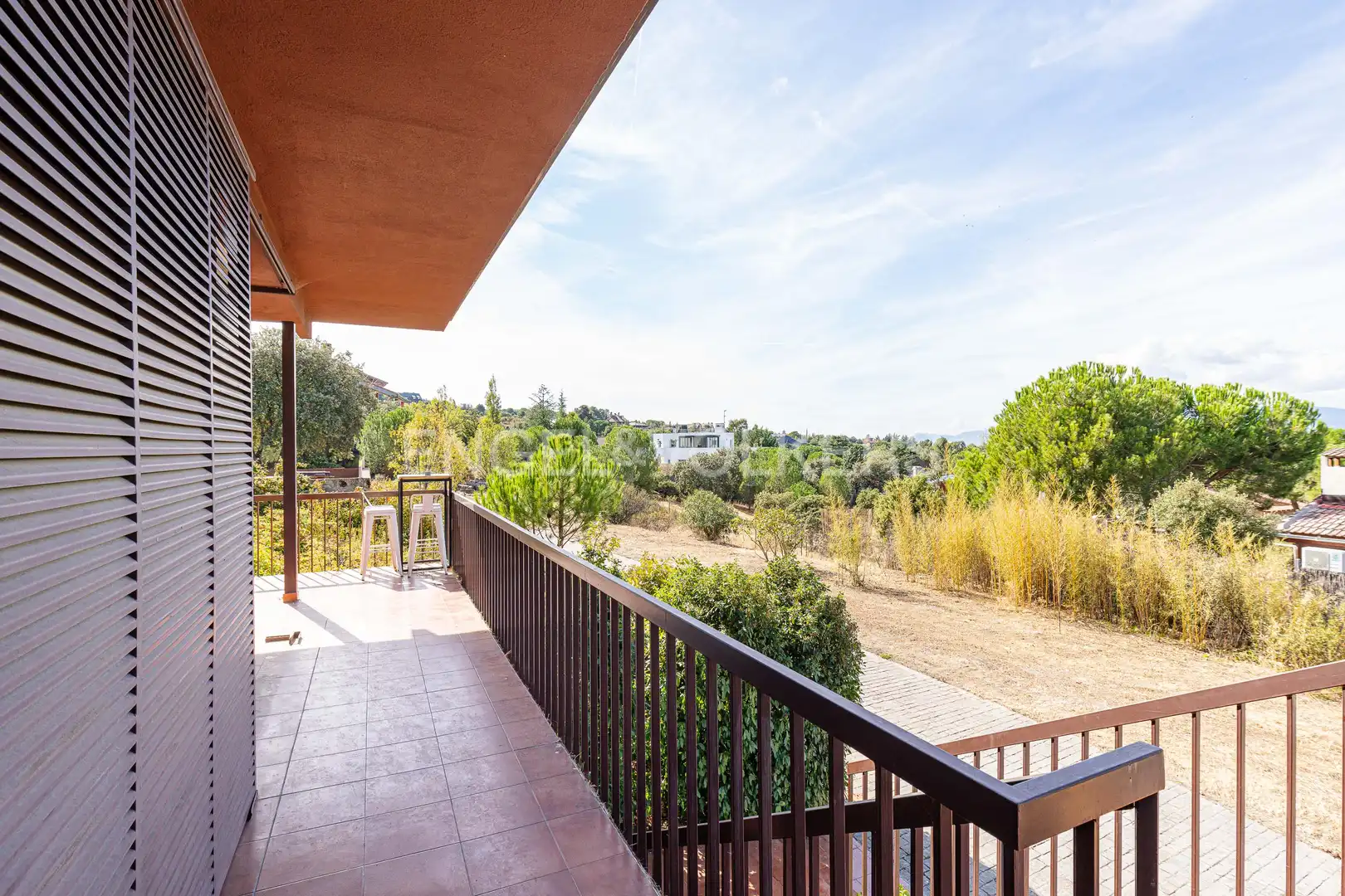 Terrassa de Casa o xalet en venda en Collado Villalba amb Aire condicionat, Calefacció i Jardí privat