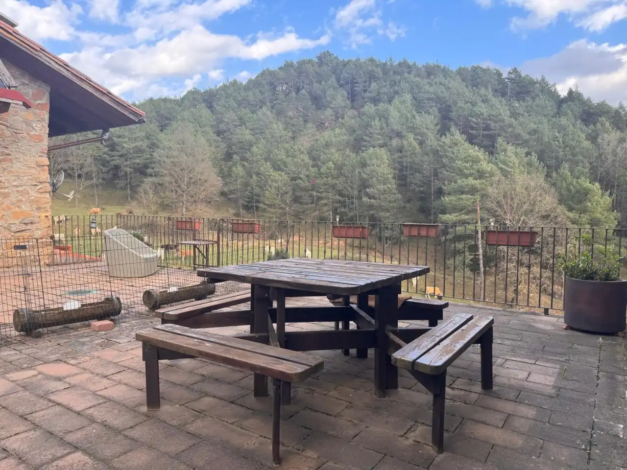 Terrace of Country homes for sale in Ripoll  with Private garden, Parquet flooring and Terrace
