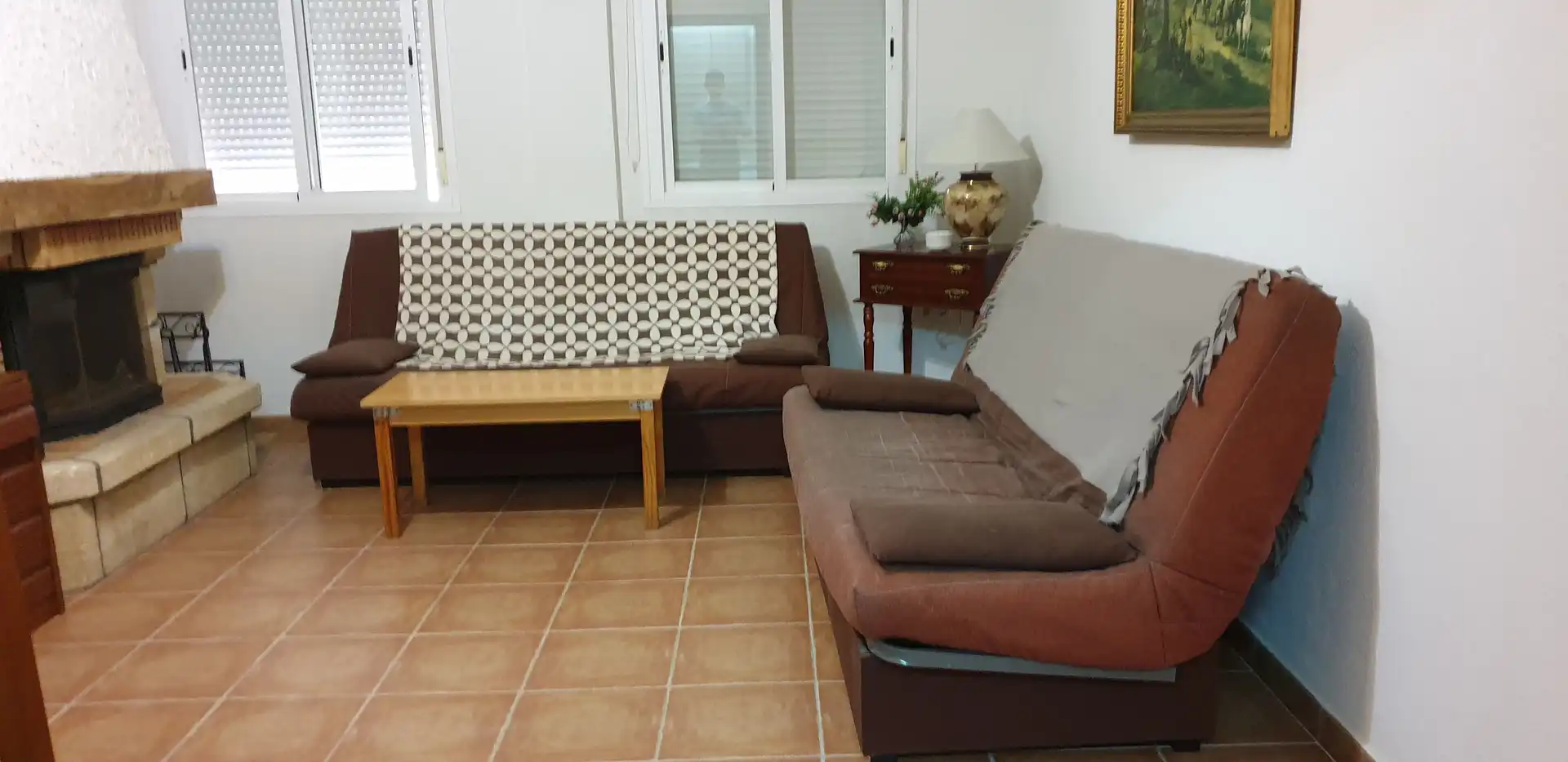 Sala d'estar de Apartament en venda en El Bosque amb Moblat
