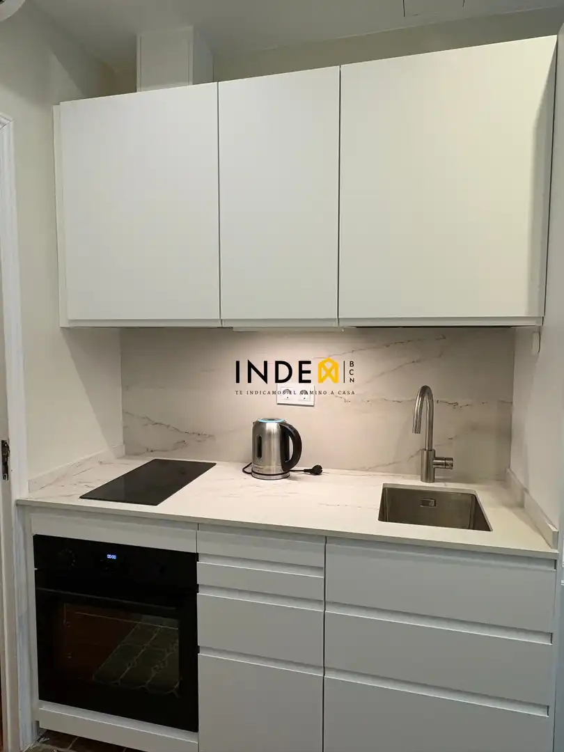 Cocina de Apartamento de alquiler en Sitges con Aire acondicionado, Calefacción y Se aceptan mascotas