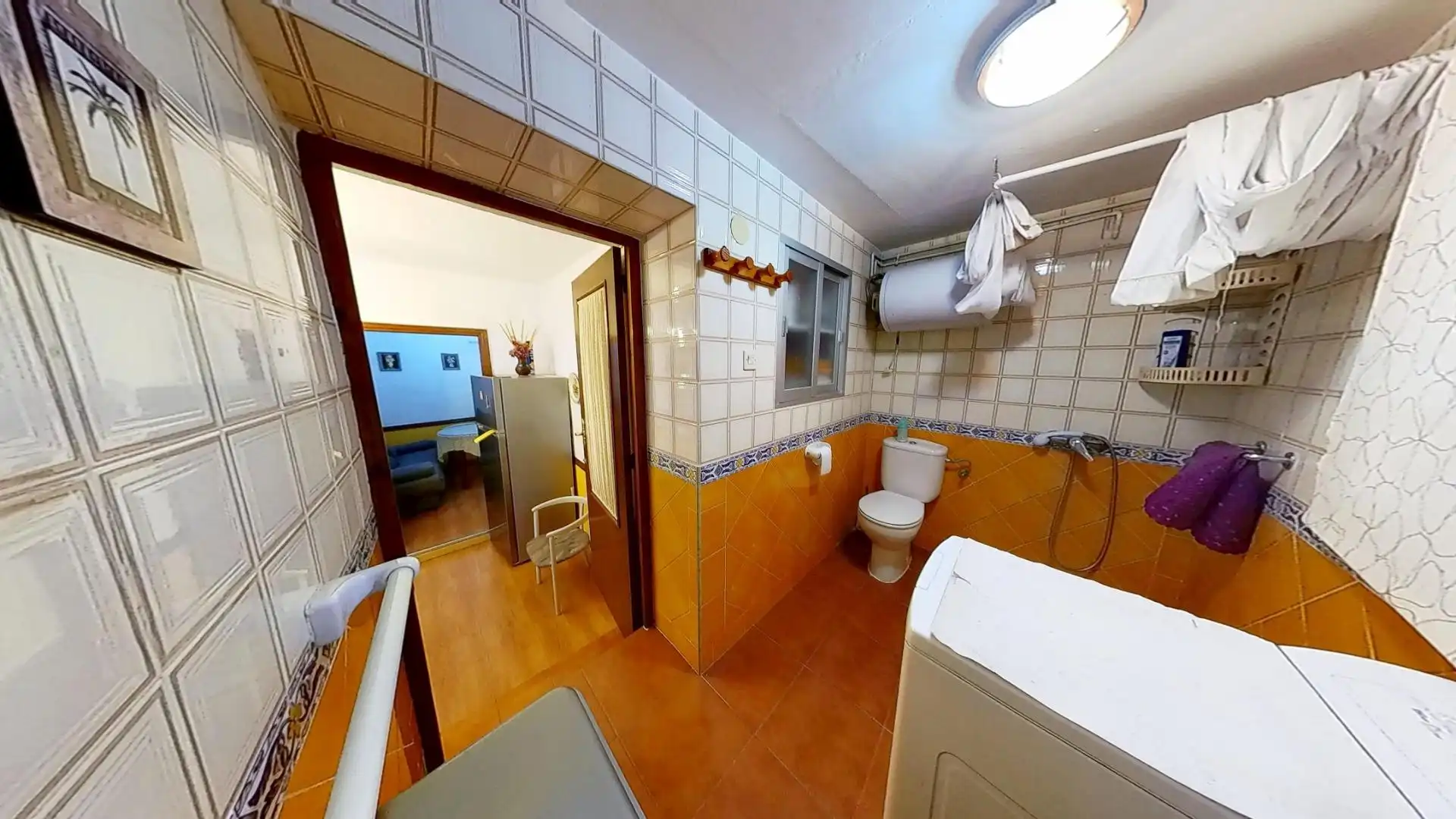 Baño de Finca rústica en venta en Gualchos con Aire acondicionado, Terraza y Amueblado