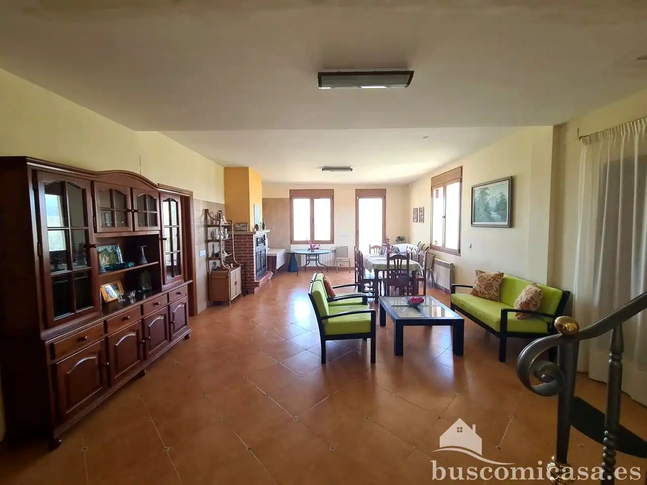 Sala d'estar de Casa o xalet en venda en Huelma amb Aire condicionat, Calefacció i Jardí privat