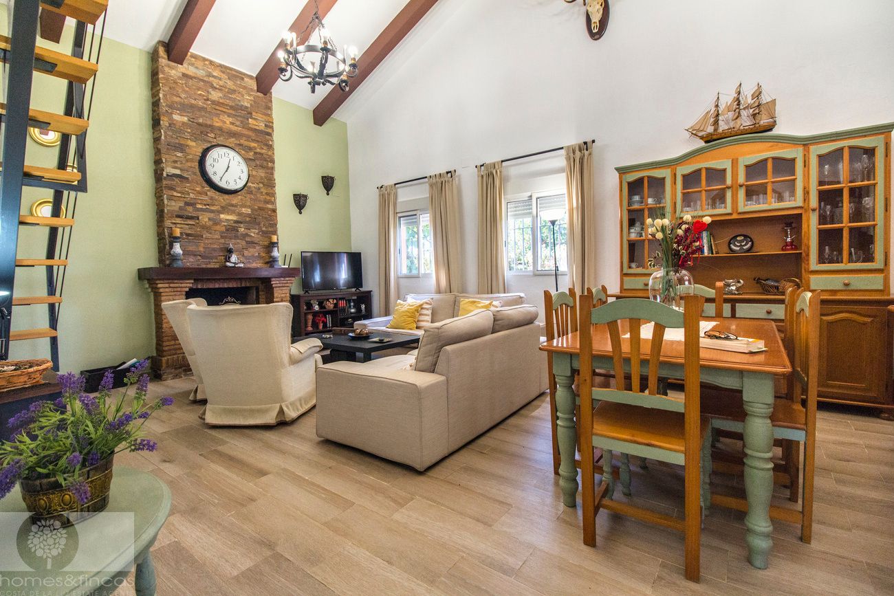 Sala de estar de Finca rústica en venta en Cartaya con Jardín privado, Trastero y Piscina