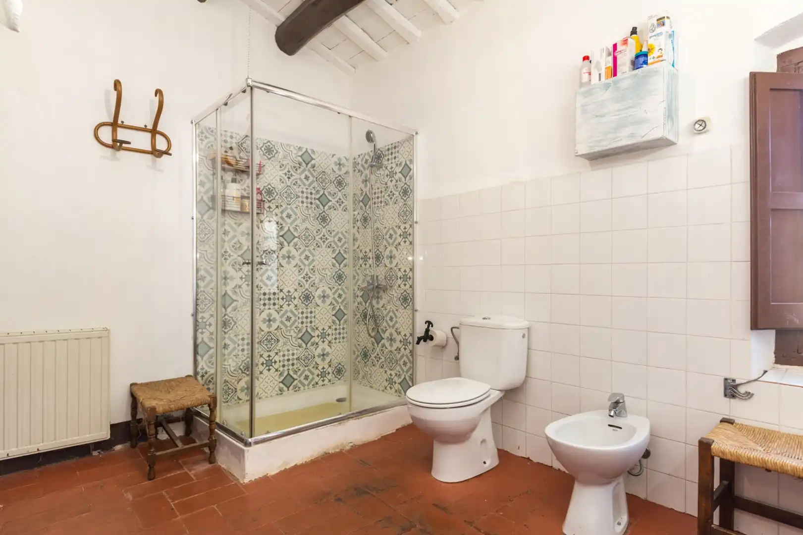 Baño de Finca rústica en venta en Llagostera con Calefacción, Terraza y Trastero