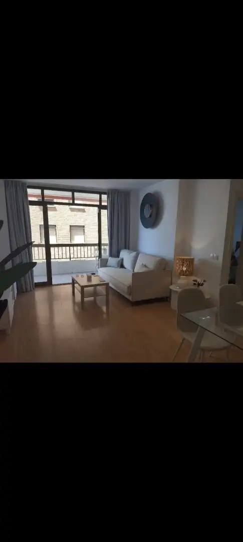 Sala de estar de Piso de alquiler en Málaga con Terraza, Amueblado y Horno