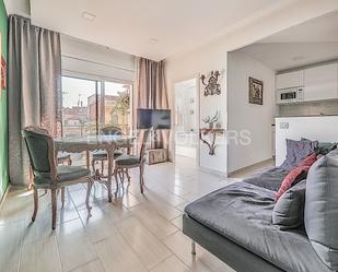 Sala d'estar de Apartament en venda en  Barcelona Capital amb Aire condicionat, Calefacció i Parquet