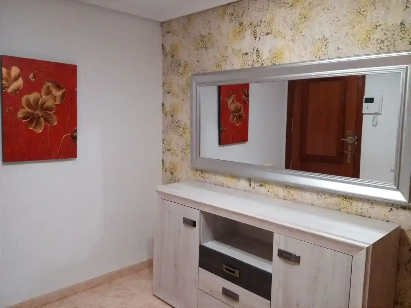 Sala de estar de Piso en venta en Moral de Calatrava con Aire acondicionado, Parquet y Amueblado
