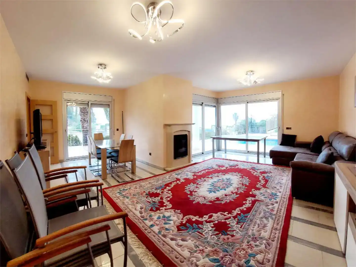 Sala de estar de Casa o chalet en venta en Lloret de Mar con Aire acondicionado, Piscina y Balcón