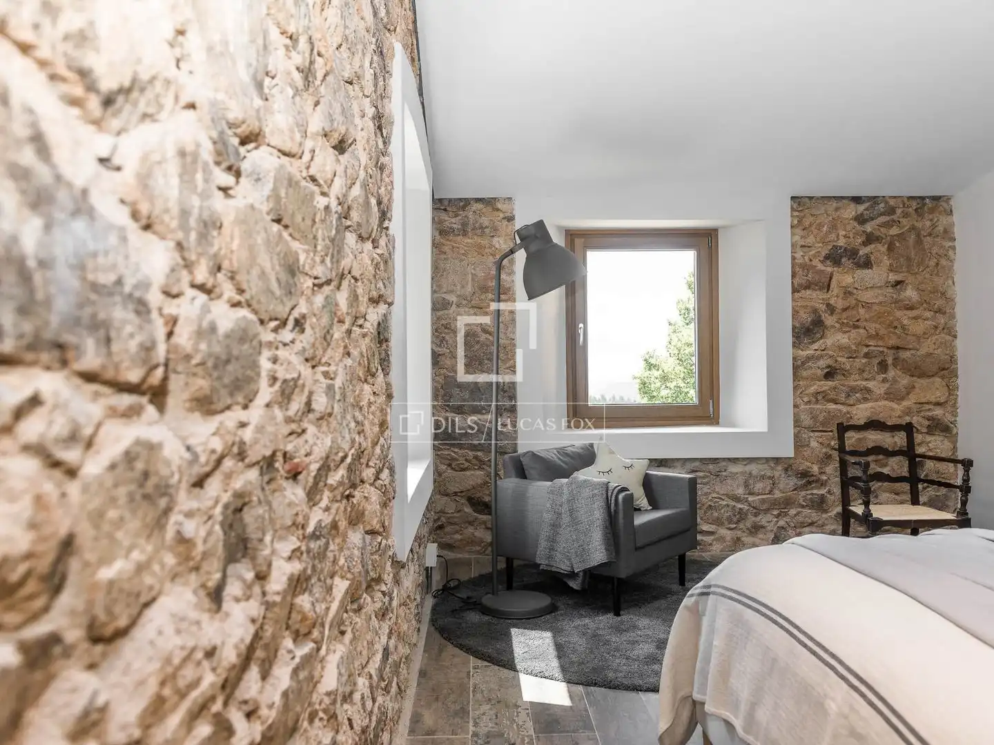 Habitación de Finca rústica en venta en Sant Hilari Sacalm con Aire acondicionado, Calefacción y Jardín privado