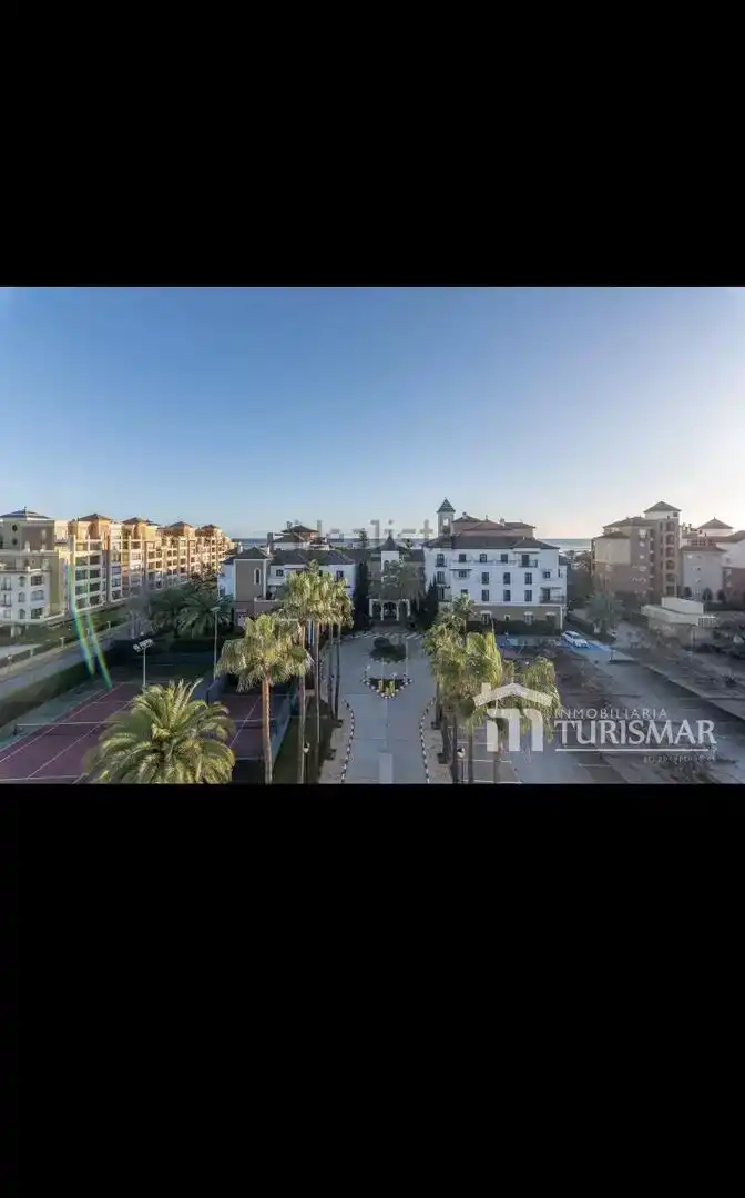Außenansicht von Dachboden zur Miete in Ayamonte mit Klimaanlage, Abstellraum und Schwimmbad