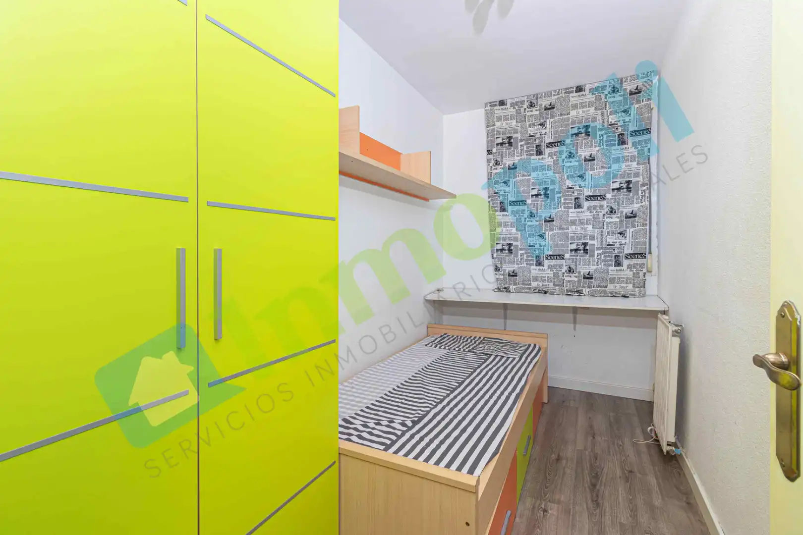 Schlafzimmer von Wohnung zum Verkauf in Badajoz mit Klimaanlage, Heizung und Privatgarten