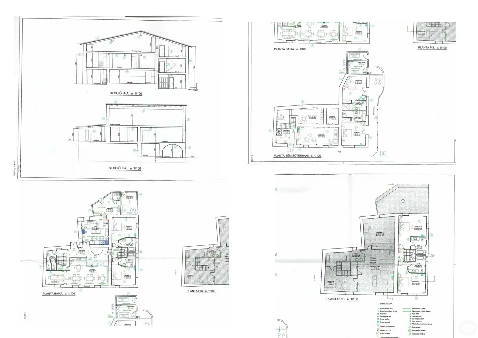 Houses for sale in La Vall de Bianya  with Heating, Terrace and Storage room